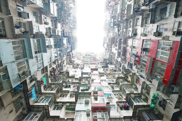 Hong Kong Appartamenti Paesaggio Urbano — Foto Stock