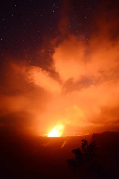 Vista Panorámica Los Volcanes Hawai — Foto de Stock