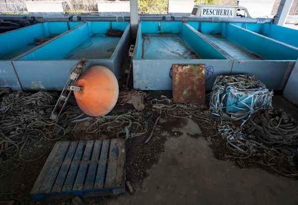 Old Tanks Fish Processing — Stock Photo, Image