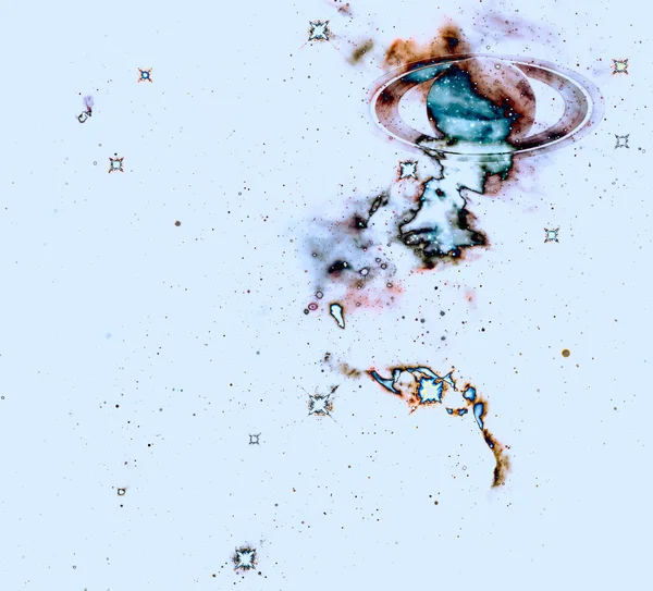 Abstrakt Representation Planeten Och Galaxen Universum — Stockfoto