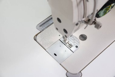 Dikiş makinesi detayını yakın çekim