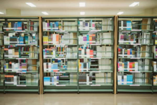 学校の図書館の輝かしい抽象的な背景ビュー — ストック写真