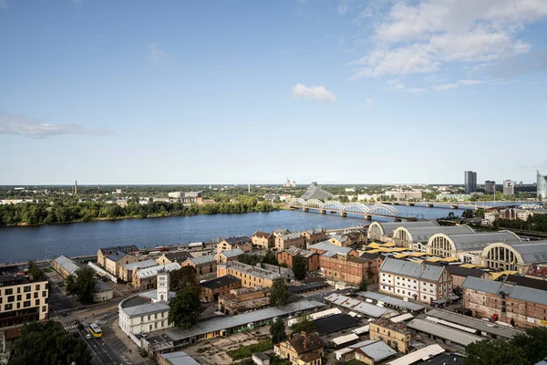 Das Panorama Von Riga Lettland — Stockfoto