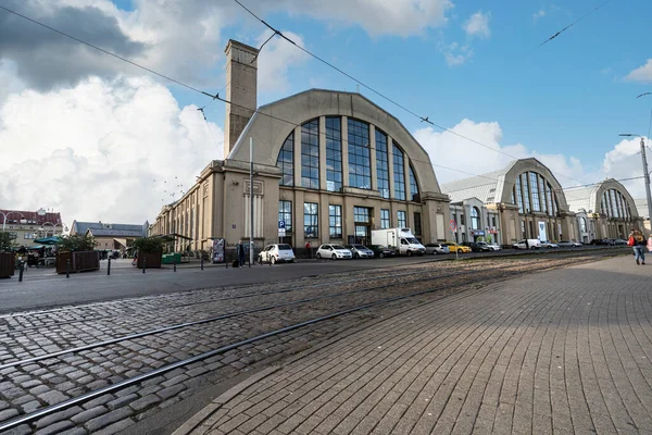 Riga Central Marketriga Central Market Lettland — Stockfoto