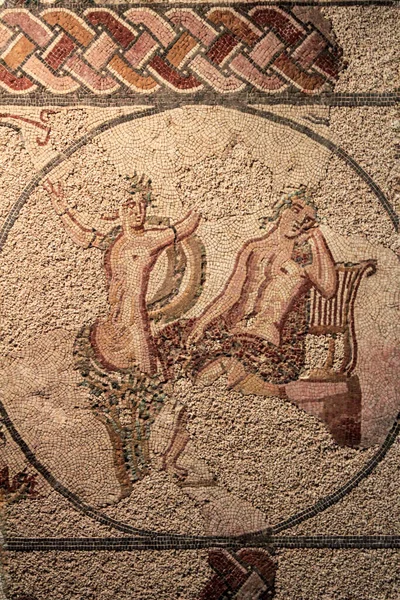 Lizbon Ulusal Arkeoloji Müzesinde Güzel Mozaikler Sergilendi — Stok fotoğraf