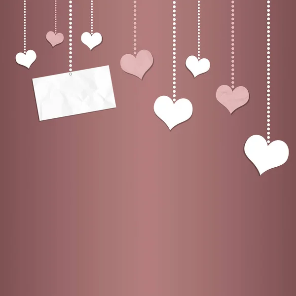 Glad Alla Hjärtans Dag Bakgrund Kärlekskoncept Illustration — Stockfoto