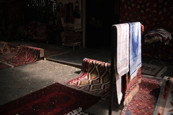 Georgian Carpet Store Bazaar Sale — Stock Photo, Image