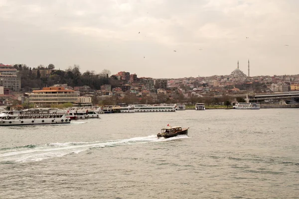Uma Vista Corno Ouro Istambul — Fotografia de Stock
