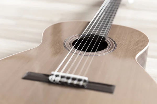 Acoustic Guitar Close — Stock Photo, Image
