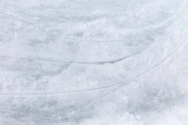 Ice Background Marks Skating Hockey Blue Texture Rink Surface Many — 图库照片