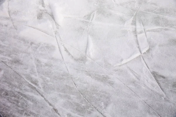 Ice Background Marks Skating Hockey Blue Texture Rink Surface Many — ストック写真