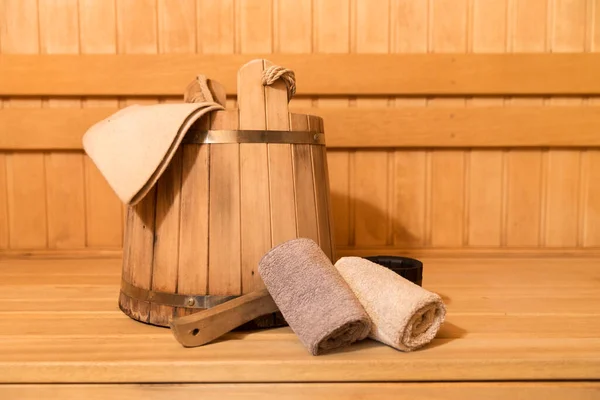 Sauna Interior Equipment — Stock Photo, Image