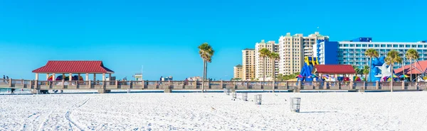 Clearwater Plajı Florida Usa Eylül 2019 Florida Beyaz Kumlu Güzel — Stok fotoğraf