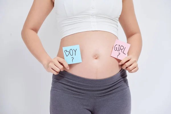 Pregnancy Boy Girl Gender Baby — Stock Photo, Image