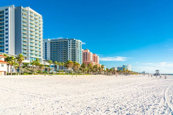 佛罗里达清水海滩 2019年9月17日 佛罗里达乌萨美丽的清水海滩 白色沙滩 — 图库照片