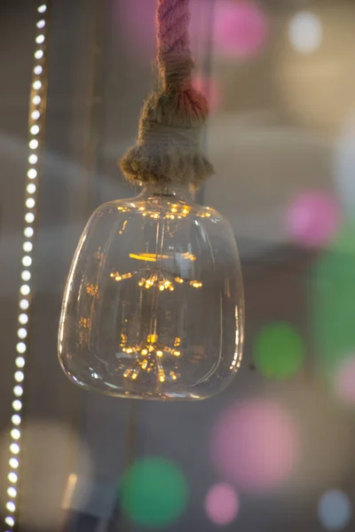 Decoratieve Antiek Edison Stijl Lampen — Stockfoto