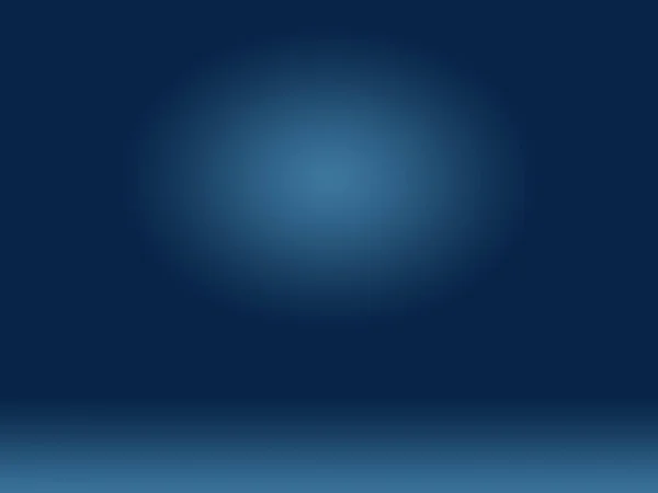 Abstract Smooth Azul Escuro Com Vinheta Preta Studio Bem Uso — Fotografia de Stock