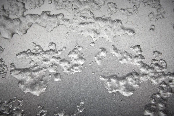 金属氷の質感光沢のある灰色の凍結金属の質感 — ストック写真