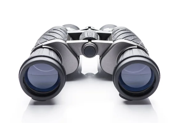 Black Modern Binoculars White Background — Stock Photo, Image