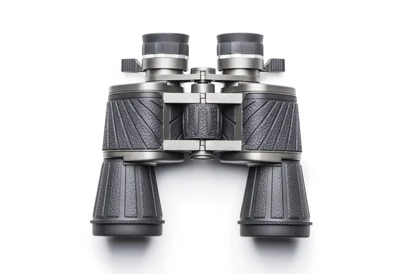 Black Modern Binoculars White Background — Stock Photo, Image