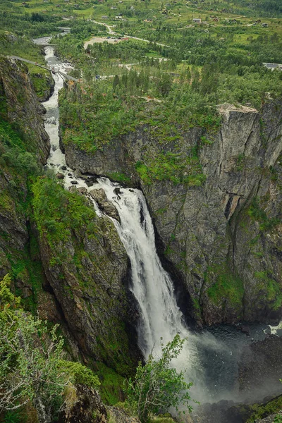Vringsfossen Vodopády Norsku — Stock fotografie