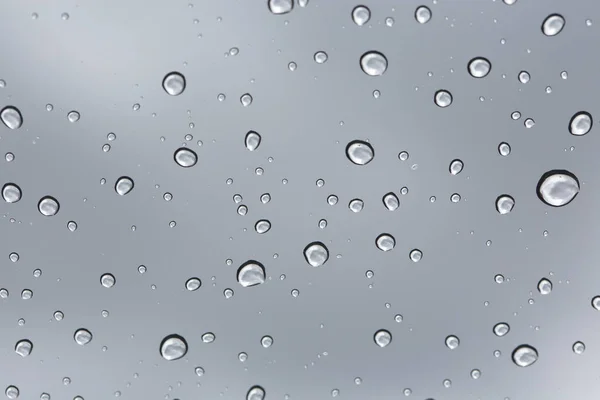 Regenwater Druppel Glas Spiegel Achtergrond — Stockfoto
