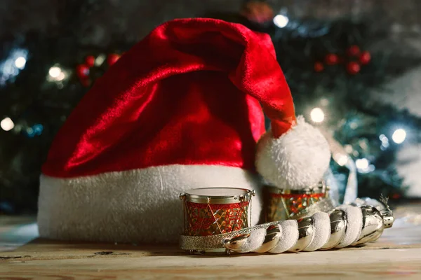 Barevné Vánoční Stromeček Dekorativní Hračky Koule — Stock fotografie