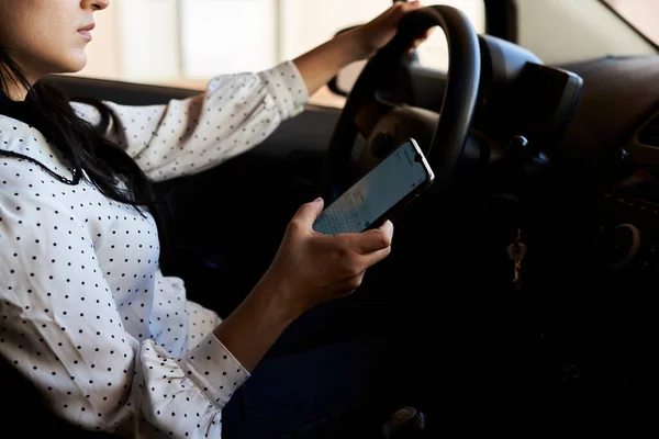 Texting Driving Concept — Stock Photo, Image