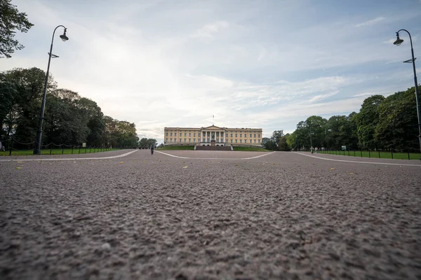 Pałac Królewski Oslo Norwegia — Zdjęcie stockowe