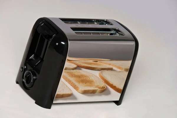 Conceptual Image Toaster Bread — Stock Photo, Image