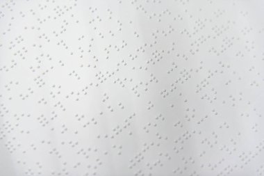 Louis Braille 'de bir metin parçası 