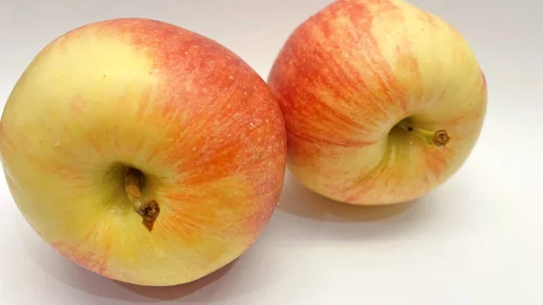 Niezbędne Pełne Witamin Owoce Jesieni Zimy Jabłka — Zdjęcie stockowe