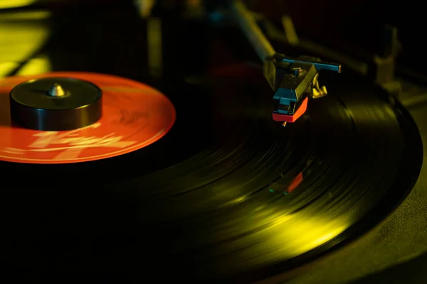 Gramofon Płyta Winylowa — Zdjęcie stockowe