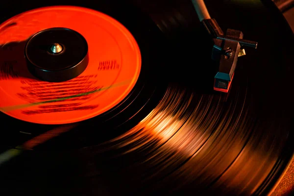 Turntable Vinyl Record — Stock Photo, Image