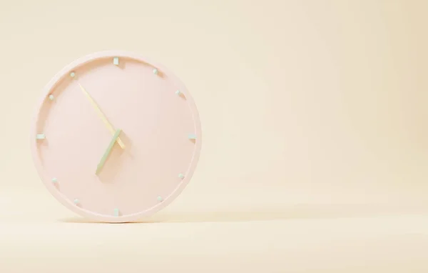 Ícone Relógio Escritório Rodada Relógios Negócios Com Setas Tempo Hora — Fotografia de Stock