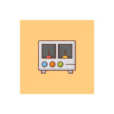 ağırlık simgesi, renkli illüstrasyon 