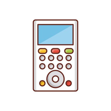 uzak simge, renkli resimleme 