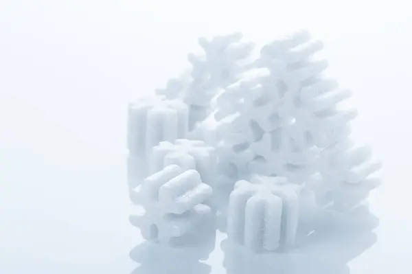 White Packing Foam Background — Stock Photo, Image