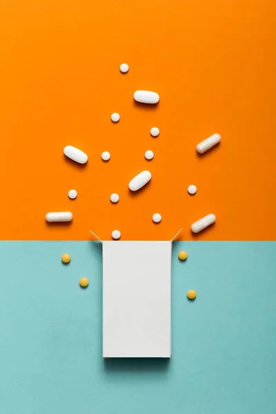 Koncepcja Opieki Zdrowotnej Tabletki Farmaceutyczne — Zdjęcie stockowe