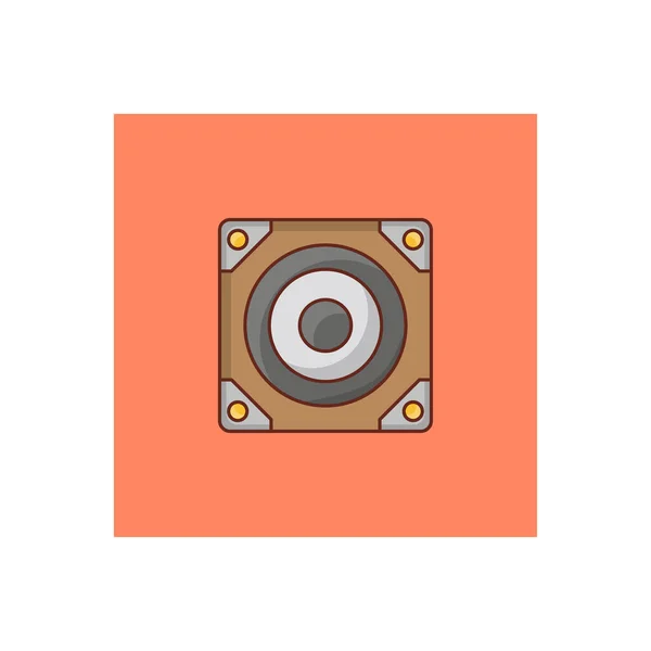 Woofer Web Icon Vector Illustration — 스톡 사진