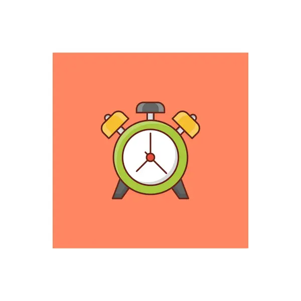 alarm icon, colorful illustration