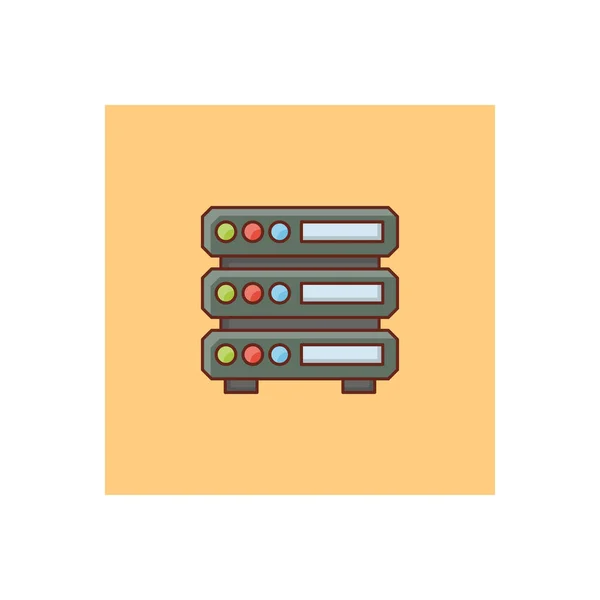 server icon, colorful illustration