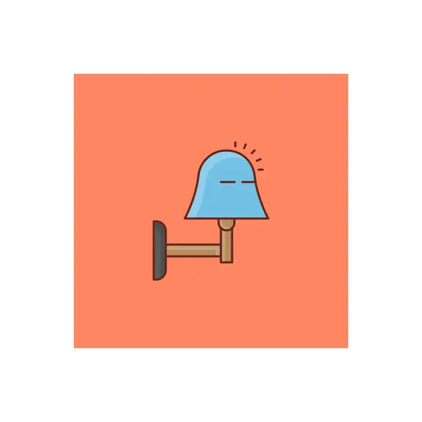 Lamp Icon Line Illustration — Stock Photo, Image