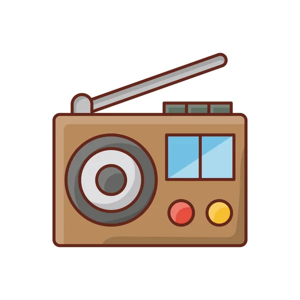 Radyo Simgesi Çizimi — Stok fotoğraf