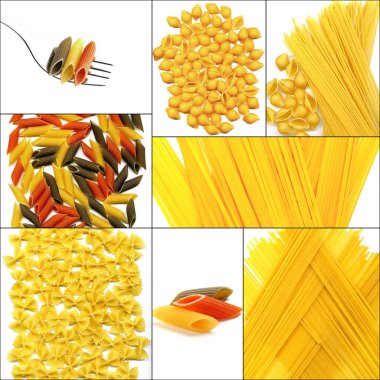 close-up shot of delicious Italian pasta