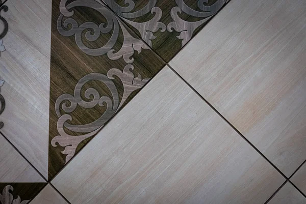 Ceramic Tiles Flooring Texture Natural Ceramic Floor — Zdjęcie stockowe