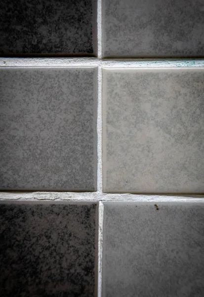 Gray Ceramic Mosaic Wall Background — Stock Photo, Image