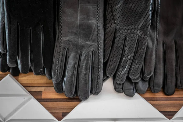 Leather Gloves Winter Season — Stock Photo, Image