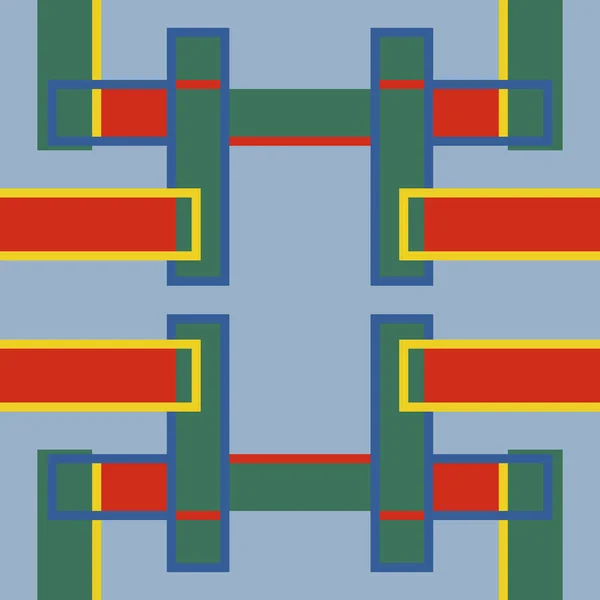 Abstrakt Färg Geometriskt Strukturerat Mönster — Stockfoto