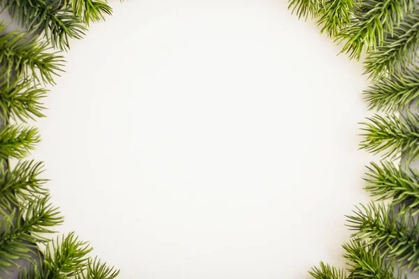 クリスマス 新年のコンセプト フラットレイアウト トップビュー コピースペース 冬の休日 — ストック写真